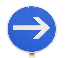 Direction arrow sign photo