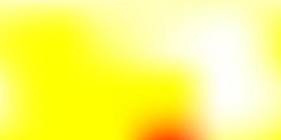 Dark Yellow vector abstract blur drawing.
