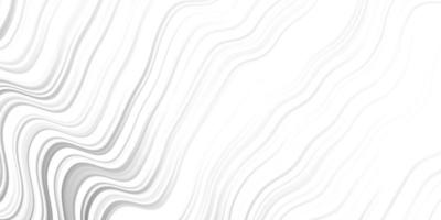 Light Gray vector background with curved lines.