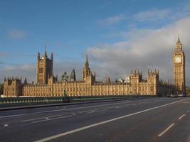 Puente de Westminster en Londres foto