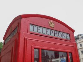 London telephone box photo