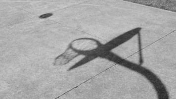 sombra de cesta de basquete