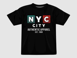 New york city typography t sh... vector