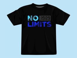 No limits t shirt design.eps vector