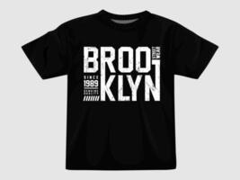 diseño de camiseta de vector de brooklyn