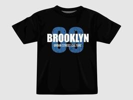 camiseta de vector de brooklyn ...