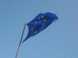 European flag of Europe photo