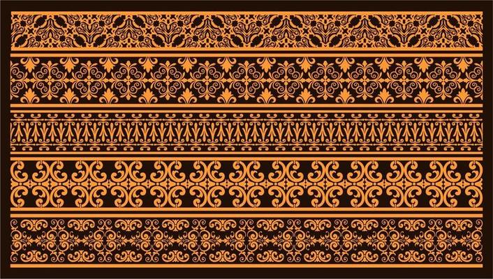 Seamless Border Geometric Pat...