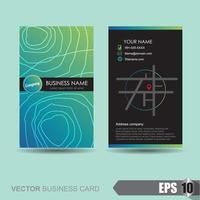 Business card design template vector