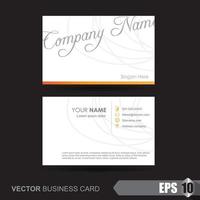 Business card design template vector