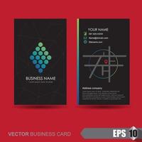 Business card design template vector