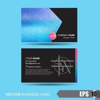 Business card design template vector