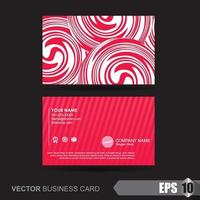 Business card design template vector