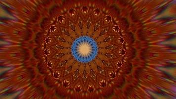 Fondo abstracto de mandala, magia de meditación ornamentada. video