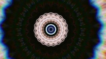 mandala abstracte achtergrond, meditatie magische sierlijke. video