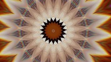 mandala astratto, meditazione magica ornato. video