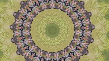 mandala astratto, meditazione magica ornato. video