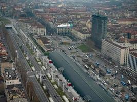 Aerial view of Turin photo