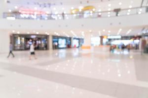 Abstract blur beautiful luxury shopping mall photo