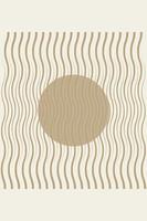 Abstract poster with geometric elements and lines. vector