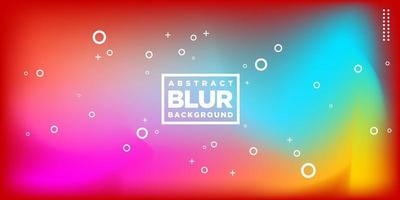 Modern Hologram Blur Colorful Abstract Background Design vector