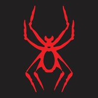 Spider drawing illustration vector