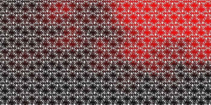 Light Red vector background with bent lines.