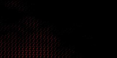 Dark Red vector texture with religion symbols.