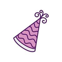 Isolated party hat vector design