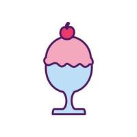 Isolated ice cream vector design