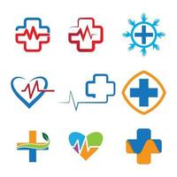 Medical care logo images vector