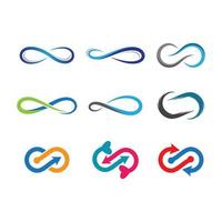 Infinity logo images vector