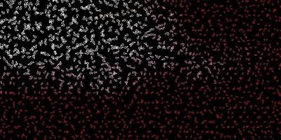 Dark Red vector texture with religion symbols.