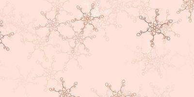 Light Red vector background with curves.
