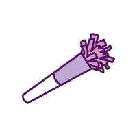 Isolated party whistle vector design