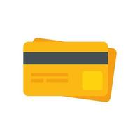 Tarjeta de crédito icono aislado electrónico