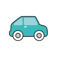 car sedan vehicle isolated icon vector