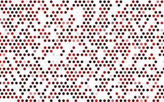 Dark Red vector backdrop with hexagons.