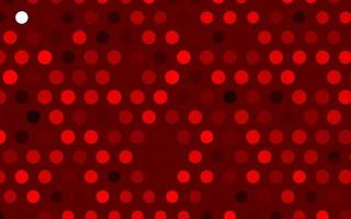 Light Red vector template with circles.