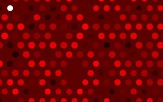 Light Red vector template with circles.