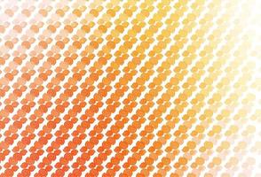 Light Yellow, Orange vector template with bubble shapes.