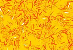 Dark yellow, orange vector template with repeated sticks.