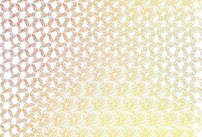 Light yellow, orange vector template with circles.