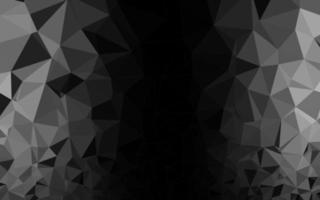 Dark Silver, Gray vector polygon abstract layout.