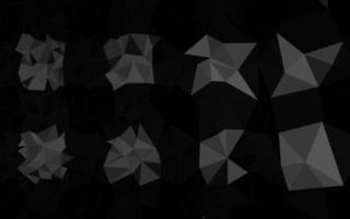 plata oscura, patrón de mosaico abstracto vector gris.