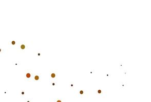 Light Yellow, Orange vector template with circles.