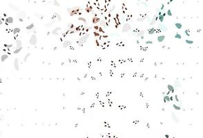 Light Red vector template with memphis shapes.