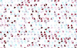 Light Blue, Red vector layout with lines, triangles.