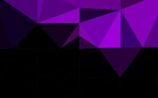 Dark Purple vector abstract mosaic pattern.