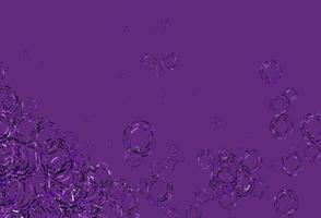 Light Purple vector template with circles.